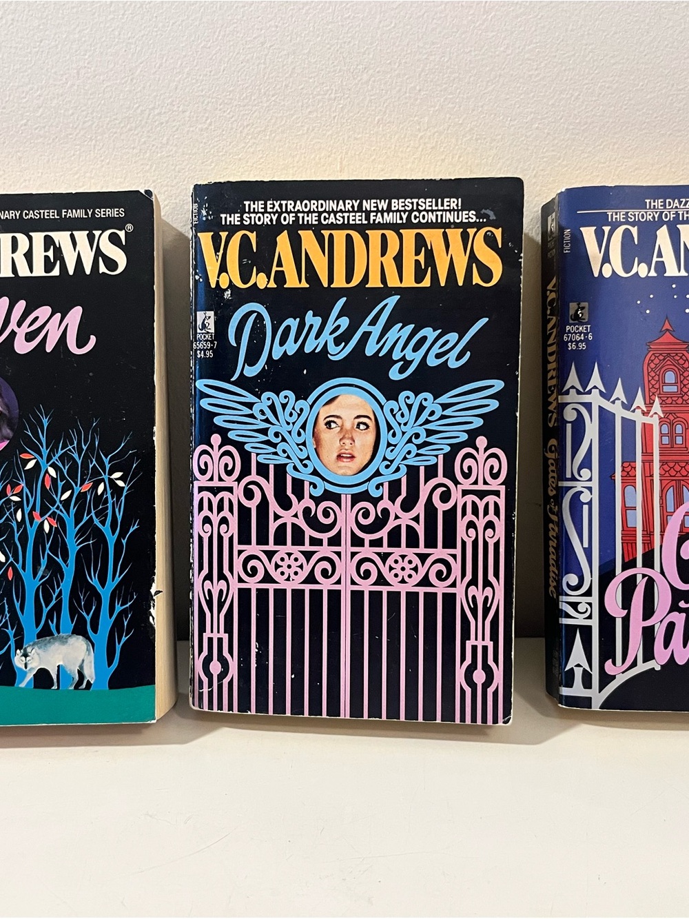 Vintage V.C.Andrews Paperback Novels Lot of 3 Casteel Series